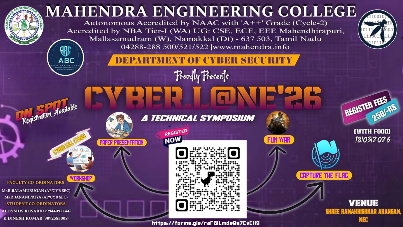 CYBER.L@NE 2026 Technical Symposium Poster 
